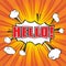 Comic Hello Speech Bubble