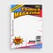 Comic magazine book cover template