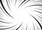 Comic and manga books speed lines background. explosion background. Black and white illustration