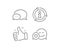 Comic speech bubble with Smile line icon. Vector