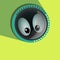 Comic spying Eyes. Eyeballs vector. Staring -