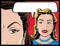 Comic Style Gossiping Women