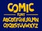 Comics style font