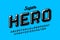 Comics Super Hero style font