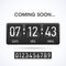 Coming soon countdown timer