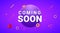 Coming soon website launch banner. New release coming soon open product promotion background.