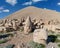 Commagene statues on the summit of Mount Nemrut in Adiyaman, Turkey