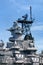 Command Tower and Weapons on US Navy Battleship