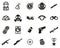 Commandos Or Special Forces Icons Black & White Set Big