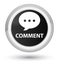 Comment (conversation icon) prime black round button