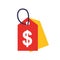 Commerce market tag dollar discount