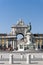 Commerce Square in Lisbon, Portugal, with statue and landmarks