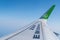 Commercial aircraft wing with zero emissions and CO2 Reduction Icon