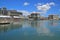 Commercial centre and buildings at Caudan Waterfront, Port Louis, Mauritius