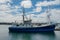 Commercial Fishing Boats Docked in San Diego Harbor.