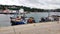 Commercial fishing boats in an Irish harbour