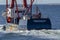 Commercial fishing vessel Friendship leaving port