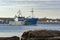 Commercial fishing vessel North Cape approaches New Bedford