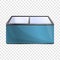 Commercial freezer icon, cartoon style