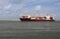  a commercial image cargo ship in coastal of Lagos port