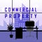Commercial Real Estate Office Represents Property Leasing Or Realestate Investment - 3d Illustration