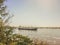 Commercial Ship Crossing the Parana River