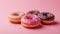 commercial studio doughnuts shoot