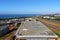 Commercial Urban Coastal Landscape Against Blue Durban City Skyline