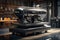 Commercialgrade espresso machines with builtin gri