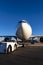 Commerical Cargo Aircraft On The Tarmac Of An International Airport