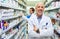 Committed to excellent care. Portrait of a confident mature pharmacist working in a pharmacy.