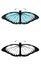 Common blue butterfly illustration