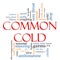 Common Cold Word Cloud Concept