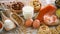 Common food allergens including egg, milk, soya, nuts, fish, seafood, mustard, dried apricots and celery
