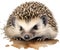 Common Hedgehog. Close-up image of Common Hedgehog. Generative AI.