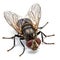 Common housefly viewed from up view, animals, insects