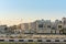 A common residential area built above on the desert near the corniche park in the Dammam, Saudi Arabia