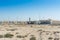 A common residential area built above on the desert near the corniche park in the Dammam, Saudi Arabia