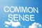Common sense cloud word