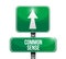 common sense road sign illustration