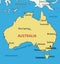 Commonwealth of Australia - vector map