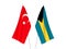 Commonwealth of The Bahamas and Turkey flags