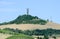 Communication antennas built in rural area of Marche