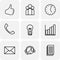 Communication and bussines icons