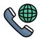 Communication, conference Vector icon which can easily modify