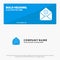 Communication, Delete, Delete-Mail, Email SOlid Icon Website Banner and Business Logo Template