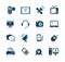 Communication Icons // Azure Serie