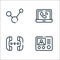 Communication line icons. linear set. quality vector line set such as intercom, conversation, video call