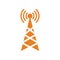 Communication, network, tower vector icon