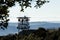 Communication Tower On Mount Diablo California Looking Over Hill